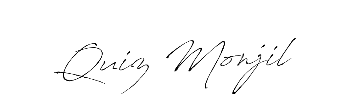 if you are searching for the best signature style for your name Quiz Monjil. so please give up your signature search. here we have designed multiple signature styles  using Antro_Vectra. Quiz Monjil signature style 6 images and pictures png