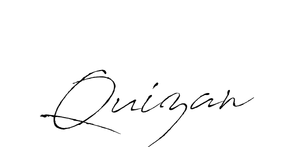Use a signature maker to create a handwritten signature online. With this signature software, you can design (Antro_Vectra) your own signature for name Quizan. Quizan signature style 6 images and pictures png