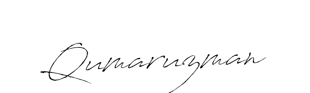 Design your own signature with our free online signature maker. With this signature software, you can create a handwritten (Antro_Vectra) signature for name Qumaruzman. Qumaruzman signature style 6 images and pictures png