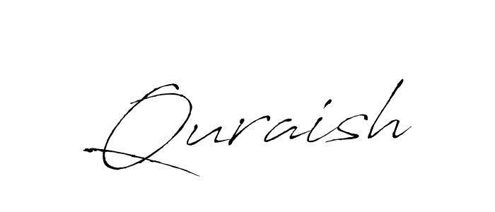 Make a beautiful signature design for name Quraish. With this signature (Antro_Vectra) style, you can create a handwritten signature for free. Quraish signature style 6 images and pictures png