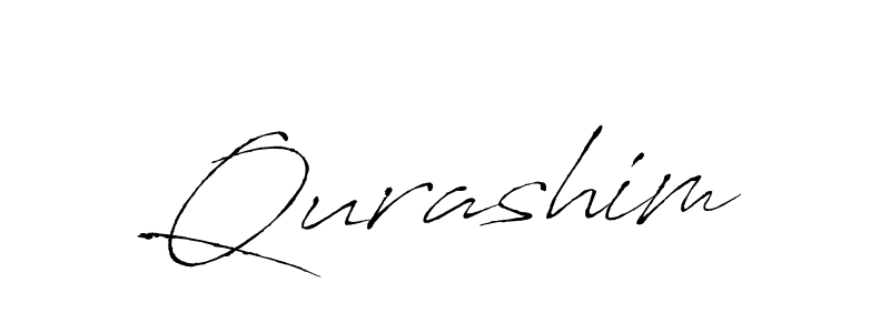 Design your own signature with our free online signature maker. With this signature software, you can create a handwritten (Antro_Vectra) signature for name Qurashim. Qurashim signature style 6 images and pictures png