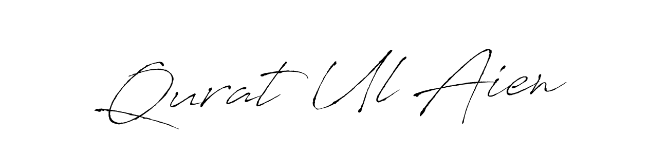 Use a signature maker to create a handwritten signature online. With this signature software, you can design (Antro_Vectra) your own signature for name Qurat Ul Aien. Qurat Ul Aien signature style 6 images and pictures png