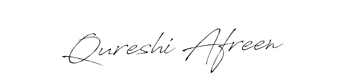 Also You can easily find your signature by using the search form. We will create Qureshi Afreen name handwritten signature images for you free of cost using Antro_Vectra sign style. Qureshi Afreen signature style 6 images and pictures png