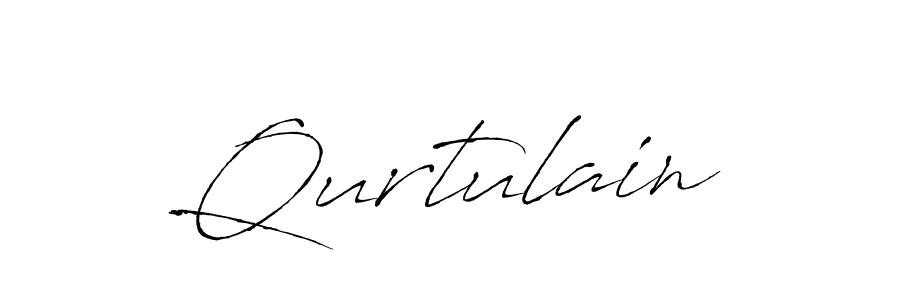 Qurtulain stylish signature style. Best Handwritten Sign (Antro_Vectra) for my name. Handwritten Signature Collection Ideas for my name Qurtulain. Qurtulain signature style 6 images and pictures png