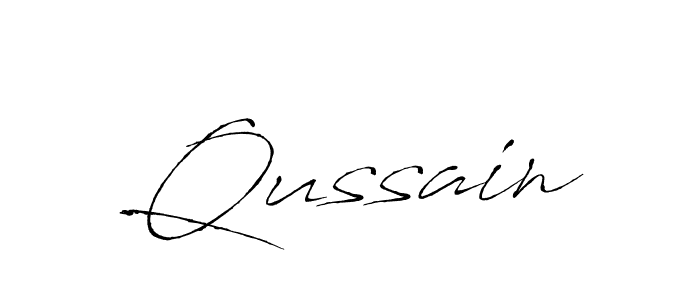 Design your own signature with our free online signature maker. With this signature software, you can create a handwritten (Antro_Vectra) signature for name Qussain. Qussain signature style 6 images and pictures png