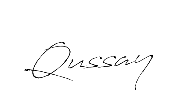 Design your own signature with our free online signature maker. With this signature software, you can create a handwritten (Antro_Vectra) signature for name Qussay. Qussay signature style 6 images and pictures png