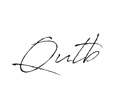 Also You can easily find your signature by using the search form. We will create Qutb name handwritten signature images for you free of cost using Antro_Vectra sign style. Qutb signature style 6 images and pictures png