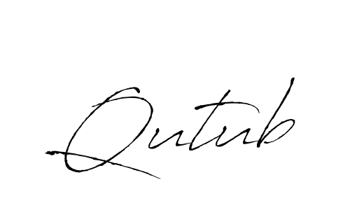 You should practise on your own different ways (Antro_Vectra) to write your name (Qutub) in signature. don't let someone else do it for you. Qutub signature style 6 images and pictures png