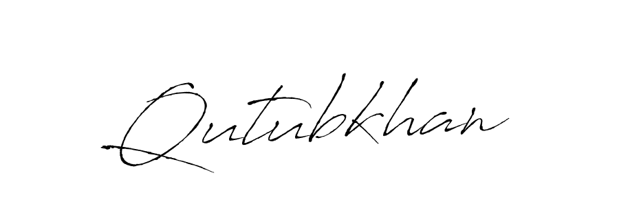 Create a beautiful signature design for name Qutubkhan. With this signature (Antro_Vectra) fonts, you can make a handwritten signature for free. Qutubkhan signature style 6 images and pictures png