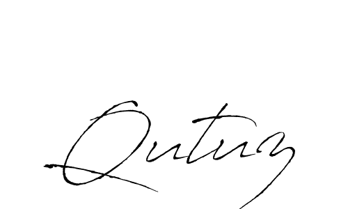 Design your own signature with our free online signature maker. With this signature software, you can create a handwritten (Antro_Vectra) signature for name Qutuz. Qutuz signature style 6 images and pictures png