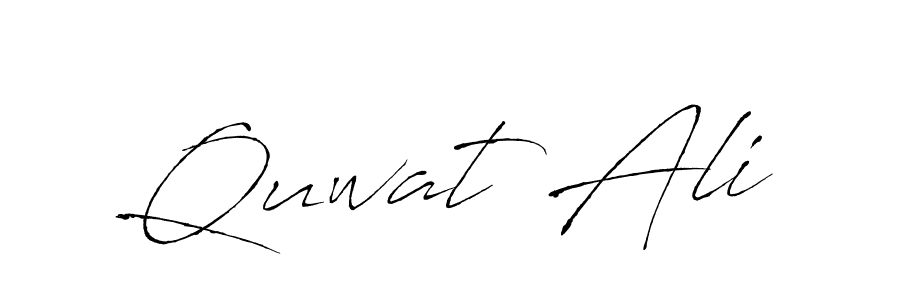 Quwat Ali stylish signature style. Best Handwritten Sign (Antro_Vectra) for my name. Handwritten Signature Collection Ideas for my name Quwat Ali. Quwat Ali signature style 6 images and pictures png
