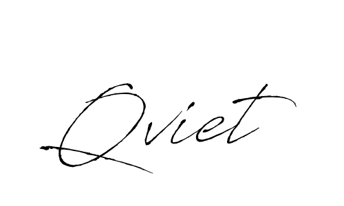 Qviet stylish signature style. Best Handwritten Sign (Antro_Vectra) for my name. Handwritten Signature Collection Ideas for my name Qviet. Qviet signature style 6 images and pictures png