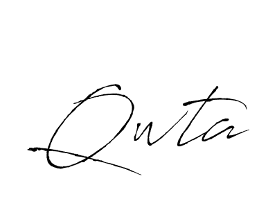 The best way (Antro_Vectra) to make a short signature is to pick only two or three words in your name. The name Qwta include a total of six letters. For converting this name. Qwta signature style 6 images and pictures png