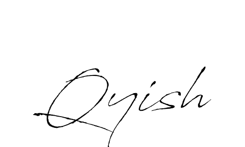 How to Draw Qyish signature style? Antro_Vectra is a latest design signature styles for name Qyish. Qyish signature style 6 images and pictures png