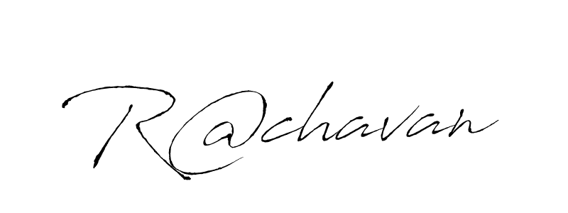 Make a beautiful signature design for name R@chavan. With this signature (Antro_Vectra) style, you can create a handwritten signature for free. R@chavan signature style 6 images and pictures png