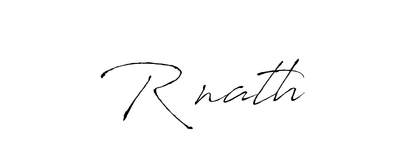 Design your own signature with our free online signature maker. With this signature software, you can create a handwritten (Antro_Vectra) signature for name R•nath. R•nath signature style 6 images and pictures png