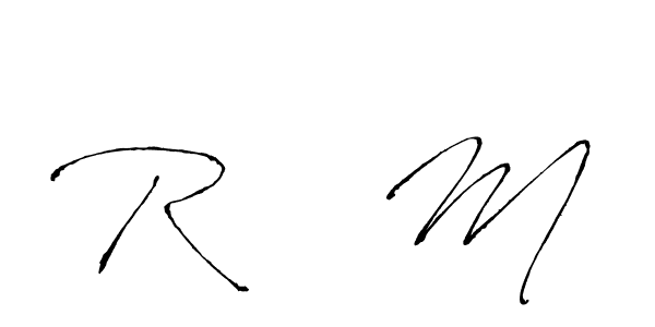 This is the best signature style for the R    M name. Also you like these signature font (Antro_Vectra). Mix name signature. R    M signature style 6 images and pictures png