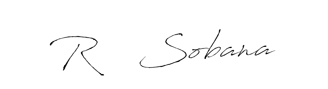 Also we have R    Sobana name is the best signature style. Create professional handwritten signature collection using Antro_Vectra autograph style. R    Sobana signature style 6 images and pictures png