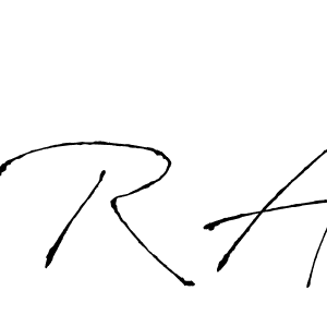 Best and Professional Signature Style for R A. Antro_Vectra Best Signature Style Collection. R A signature style 6 images and pictures png