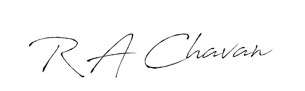 Design your own signature with our free online signature maker. With this signature software, you can create a handwritten (Antro_Vectra) signature for name R A Chavan. R A Chavan signature style 6 images and pictures png