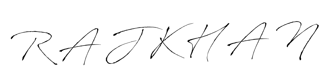 Similarly Antro_Vectra is the best handwritten signature design. Signature creator online .You can use it as an online autograph creator for name R A J K H A N. R A J K H A N signature style 6 images and pictures png