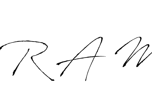 Also You can easily find your signature by using the search form. We will create R A M name handwritten signature images for you free of cost using Antro_Vectra sign style. R A M signature style 6 images and pictures png