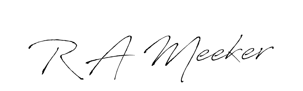 Best and Professional Signature Style for R A Meeker. Antro_Vectra Best Signature Style Collection. R A Meeker signature style 6 images and pictures png
