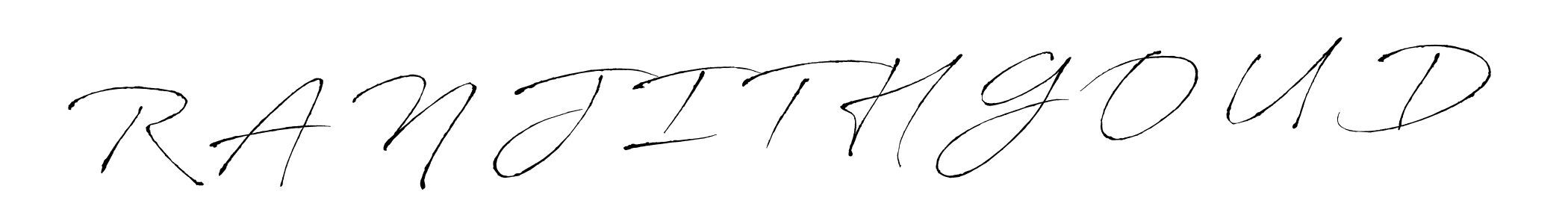 You can use this online signature creator to create a handwritten signature for the name R A N J I T H G O U D. This is the best online autograph maker. R A N J I T H G O U D signature style 6 images and pictures png