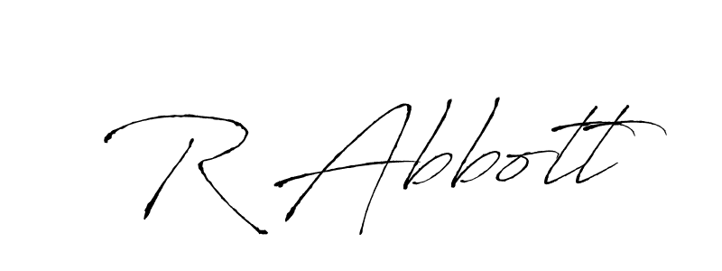 Antro_Vectra is a professional signature style that is perfect for those who want to add a touch of class to their signature. It is also a great choice for those who want to make their signature more unique. Get R Abbott name to fancy signature for free. R Abbott signature style 6 images and pictures png