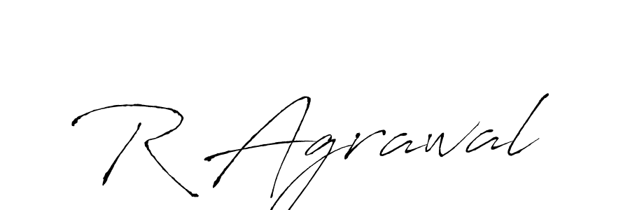 Also You can easily find your signature by using the search form. We will create R Agrawal name handwritten signature images for you free of cost using Antro_Vectra sign style. R Agrawal signature style 6 images and pictures png