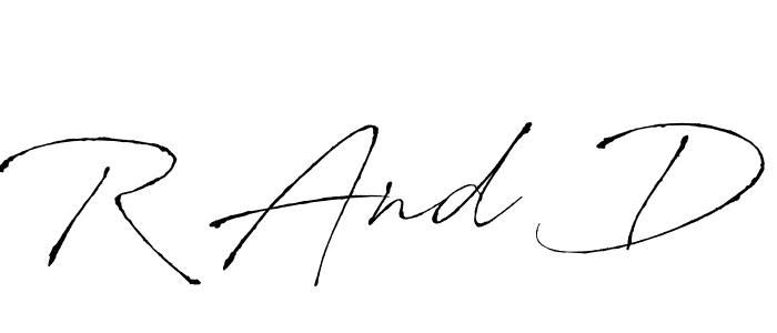 Make a beautiful signature design for name R And D. Use this online signature maker to create a handwritten signature for free. R And D signature style 6 images and pictures png