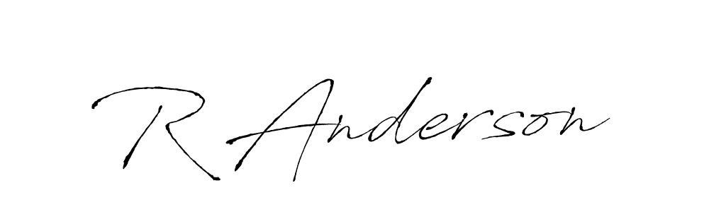 You should practise on your own different ways (Antro_Vectra) to write your name (R Anderson) in signature. don't let someone else do it for you. R Anderson signature style 6 images and pictures png