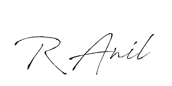 Also we have R Anil name is the best signature style. Create professional handwritten signature collection using Antro_Vectra autograph style. R Anil signature style 6 images and pictures png