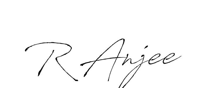 Make a beautiful signature design for name R Anjee. Use this online signature maker to create a handwritten signature for free. R Anjee signature style 6 images and pictures png
