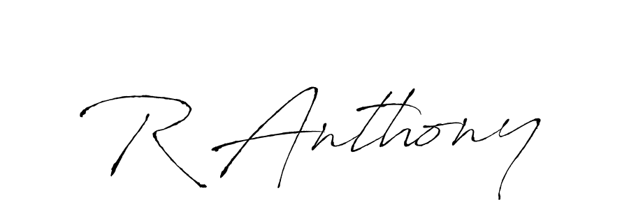 It looks lik you need a new signature style for name R Anthony. Design unique handwritten (Antro_Vectra) signature with our free signature maker in just a few clicks. R Anthony signature style 6 images and pictures png