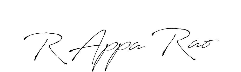 Also You can easily find your signature by using the search form. We will create R Appa Rao name handwritten signature images for you free of cost using Antro_Vectra sign style. R Appa Rao signature style 6 images and pictures png