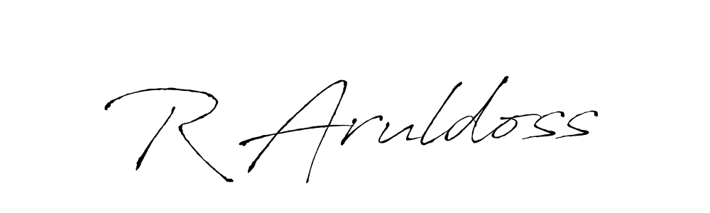 Also we have R Aruldoss name is the best signature style. Create professional handwritten signature collection using Antro_Vectra autograph style. R Aruldoss signature style 6 images and pictures png