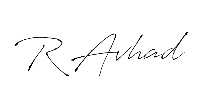 R Avhad stylish signature style. Best Handwritten Sign (Antro_Vectra) for my name. Handwritten Signature Collection Ideas for my name R Avhad. R Avhad signature style 6 images and pictures png