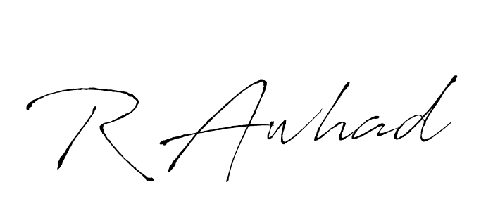 Make a beautiful signature design for name R Awhad. Use this online signature maker to create a handwritten signature for free. R Awhad signature style 6 images and pictures png