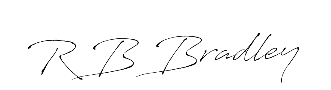 How to make R B Bradley name signature. Use Antro_Vectra style for creating short signs online. This is the latest handwritten sign. R B Bradley signature style 6 images and pictures png