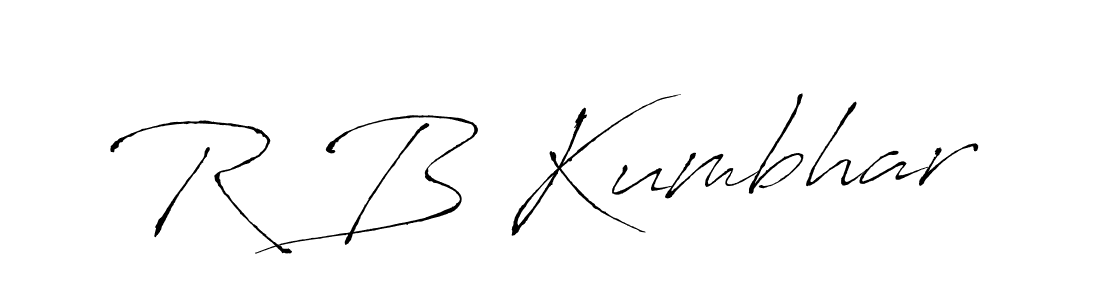 Make a beautiful signature design for name R B Kumbhar. Use this online signature maker to create a handwritten signature for free. R B Kumbhar signature style 6 images and pictures png