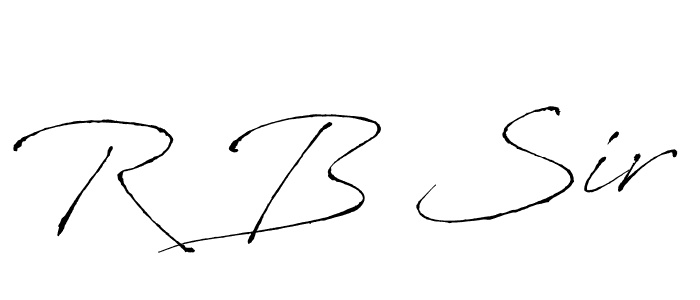 if you are searching for the best signature style for your name R B Sir. so please give up your signature search. here we have designed multiple signature styles  using Antro_Vectra. R B Sir signature style 6 images and pictures png