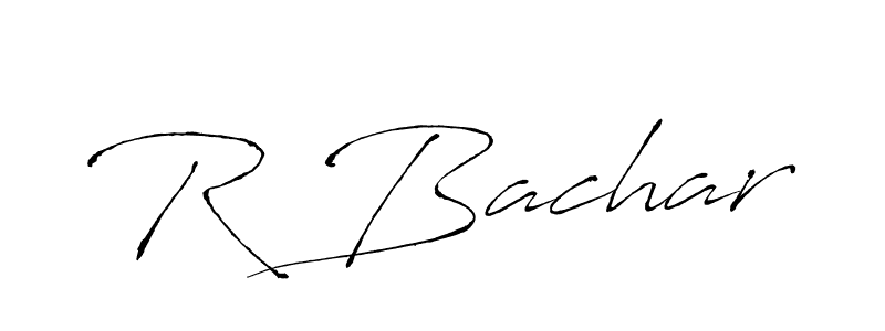How to Draw R Bachar signature style? Antro_Vectra is a latest design signature styles for name R Bachar. R Bachar signature style 6 images and pictures png