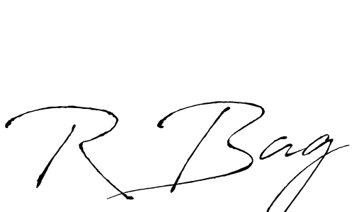 Antro_Vectra is a professional signature style that is perfect for those who want to add a touch of class to their signature. It is also a great choice for those who want to make their signature more unique. Get R Bag name to fancy signature for free. R Bag signature style 6 images and pictures png