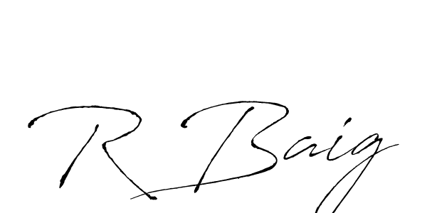 Similarly Antro_Vectra is the best handwritten signature design. Signature creator online .You can use it as an online autograph creator for name R Baig. R Baig signature style 6 images and pictures png
