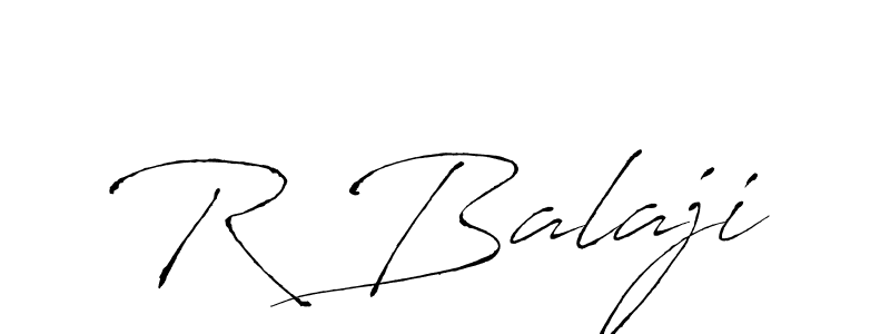 How to make R Balaji signature? Antro_Vectra is a professional autograph style. Create handwritten signature for R Balaji name. R Balaji signature style 6 images and pictures png