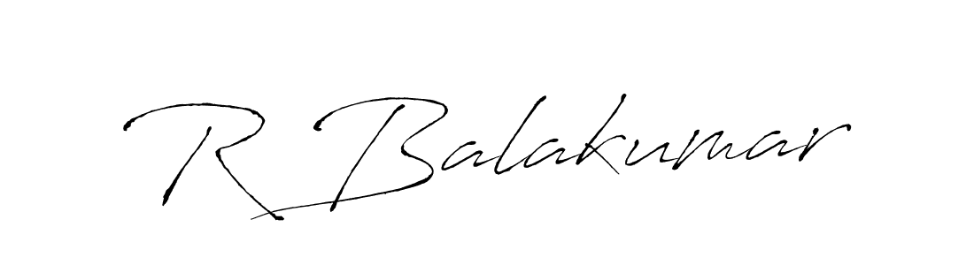 The best way (Antro_Vectra) to make a short signature is to pick only two or three words in your name. The name R Balakumar include a total of six letters. For converting this name. R Balakumar signature style 6 images and pictures png