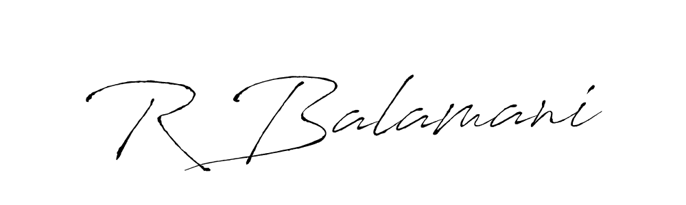 Make a beautiful signature design for name R Balamani. Use this online signature maker to create a handwritten signature for free. R Balamani signature style 6 images and pictures png