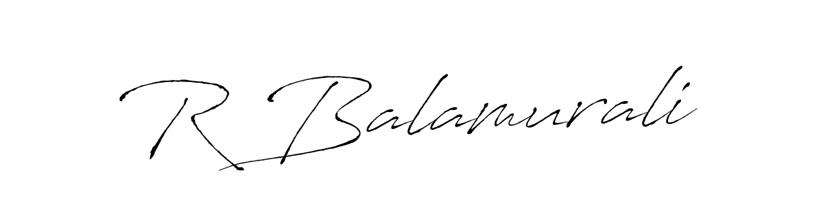 You should practise on your own different ways (Antro_Vectra) to write your name (R Balamurali) in signature. don't let someone else do it for you. R Balamurali signature style 6 images and pictures png