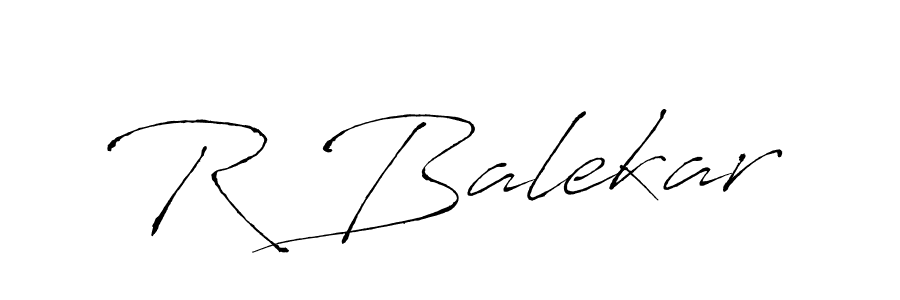 R Balekar stylish signature style. Best Handwritten Sign (Antro_Vectra) for my name. Handwritten Signature Collection Ideas for my name R Balekar. R Balekar signature style 6 images and pictures png